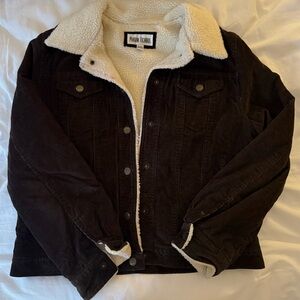 Marvin Richards Cream Sherpa Jacket